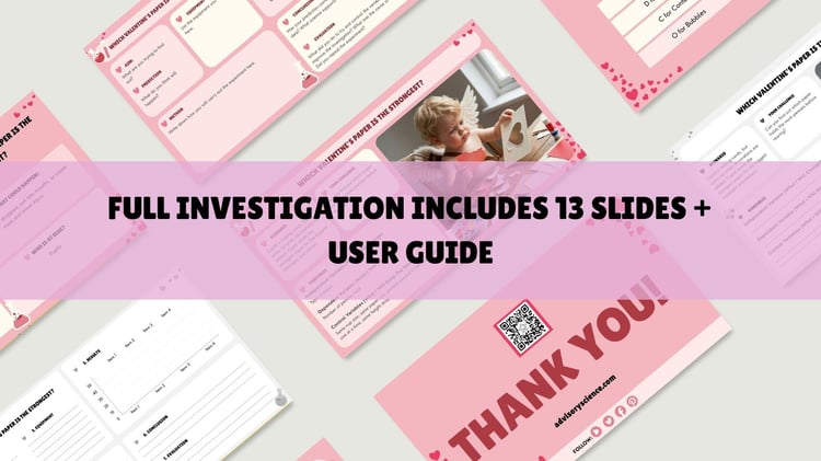 valentine science experiments worksheets