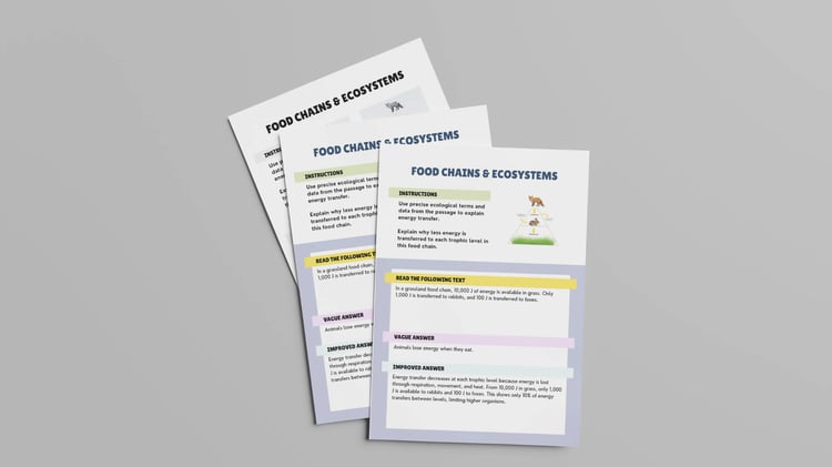 15-page biology intervention pack with vaccination and genetics improvement worksheets