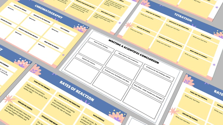 21-page chemistry 6MQ practice pack with electrolysis and rates conclusions