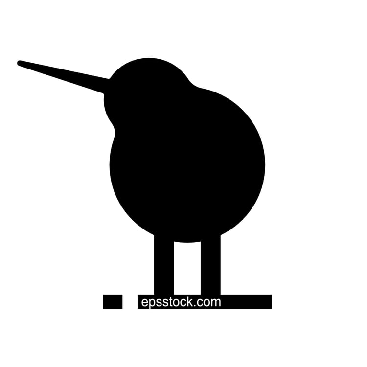 Kiwi bird logotype