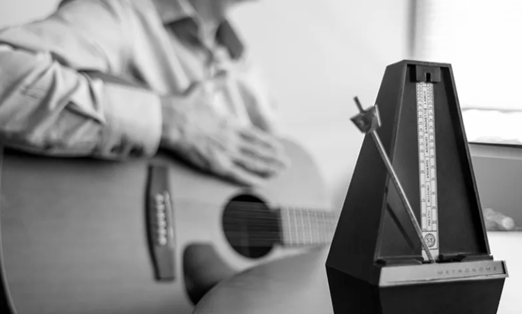 practicing with a metronome