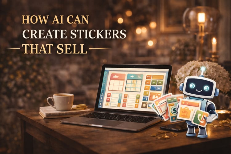 AI Can Create Stickers that Sell!