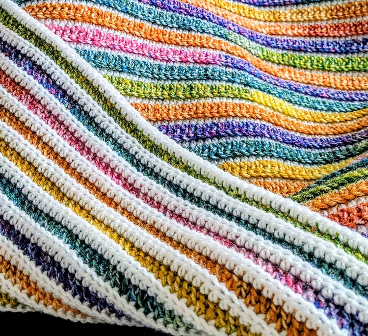 Prism blanket crochet pattern