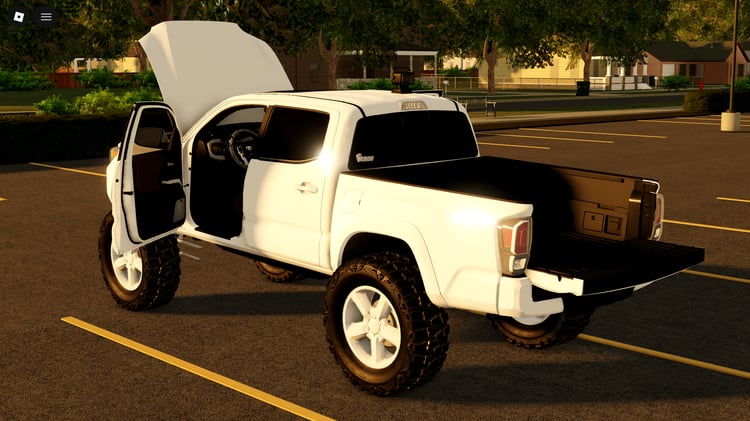 Roblox Tacoma truck front view