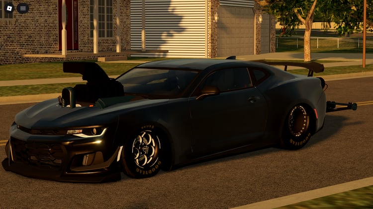 Roblox high-speed drag car exterior