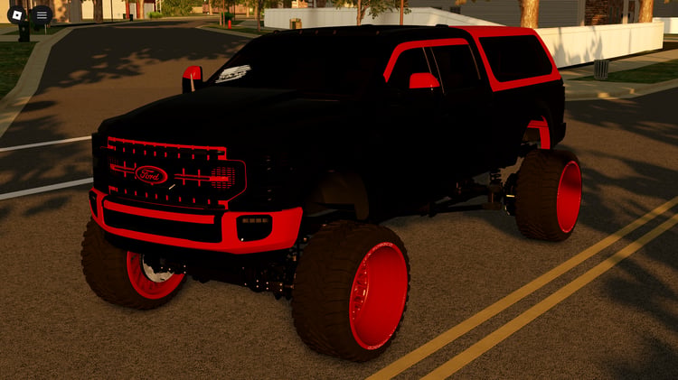 CX F250 openable doors Roblox vehicle