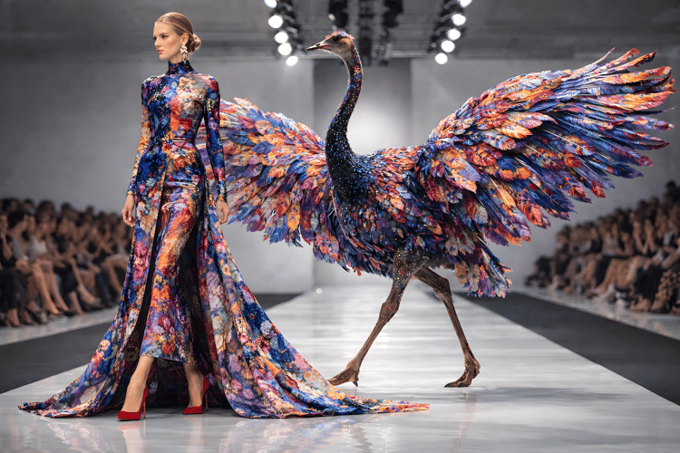 high fashion art, couture runway art, surreal fashion illustration, luxury fashion artwork, editorial fashion art, avant-garde fashion, fantasy couture, fashion fantasy art, haute couture illustration, runway concept art, fashion surrealism, luxury digita