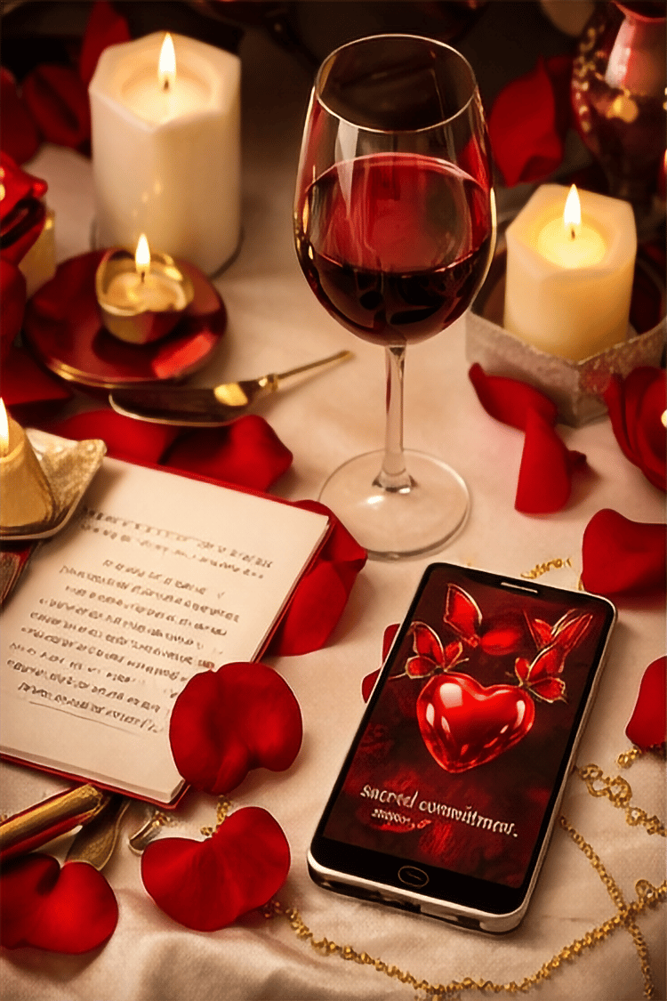 sacred commitment symbolic love art luxury romantic art devotion artwork red heart symbolism butterfly symbolism divine love aesthetic romantic wall art valentine luxury art sacred union symbolism emotional art print feminine divine art spiritual romance 