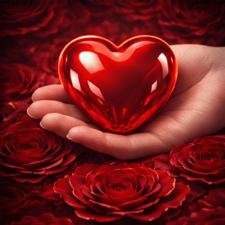 sacred commitment, luxury love art, devotion symbolism, eternal love aesthetic, romantic fine art, heart symbolism, sacred love imagery