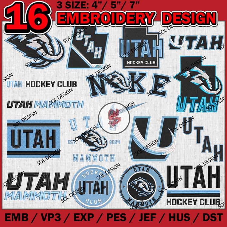 #NHL #UtahMammoth #BundleMachineEmbroidery #EmbroideryDesigns #MachineEmbroidery #SportsEmbroidery #UtahMammothEmbroidery #NHLEmbroidery #EmbroideryBundles #CustomEmbroidery #EmbroideryArt #SewingProjects #CraftingCommunity #EmbroideryAddict #NHLFans