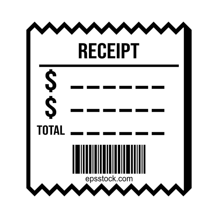 receipt symbol