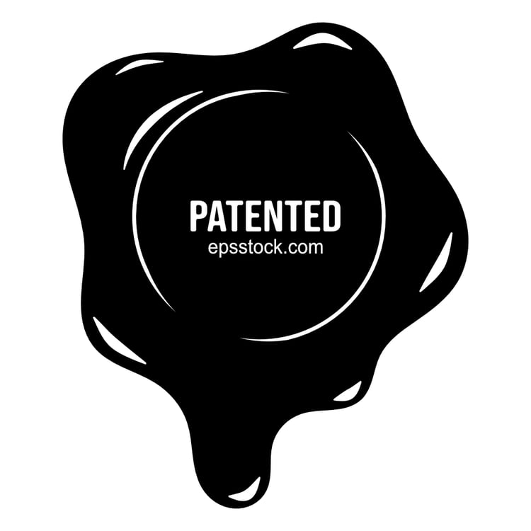 Patent stamp badge