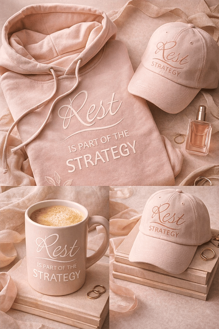 rest is part of the strategy minimal quote design self care wall art modern typography quote wellness quote printable svg quote file eps vector quote cricut quote design motivational minimalist art neutral wall decor mindfulness quote digital download wal