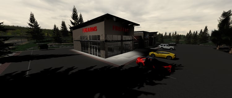 Large Florida-style city map in Roblox