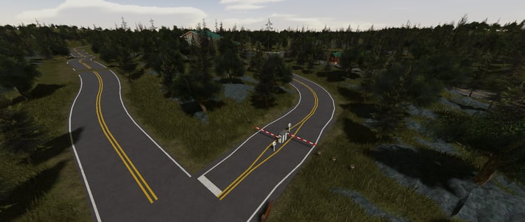 Roblox coastal city environment inspired by Florida