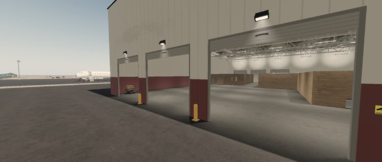 Canadian military training camp map in Roblox