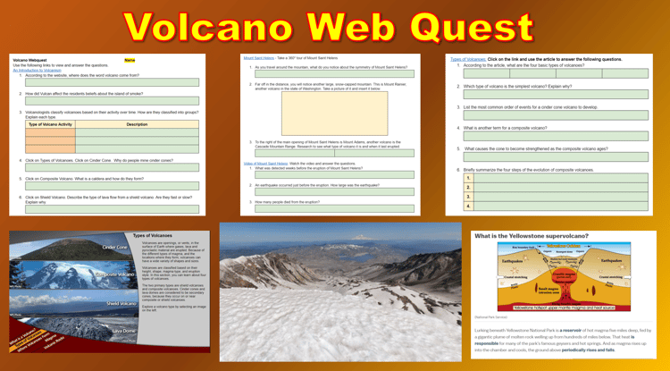 Volcano Webquest