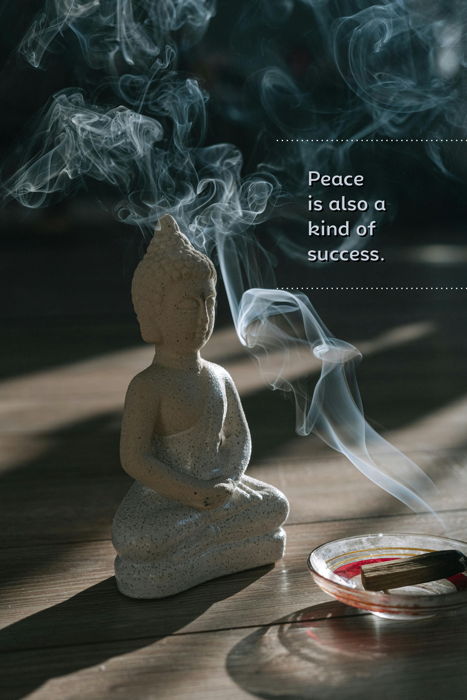 Quote status - Peace is also a kind of success