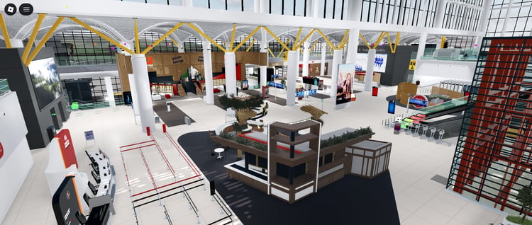 Huge Turkish-style airport terminal in Roblox