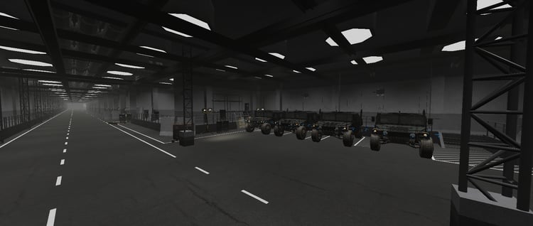 SCP-inspired hallways and rooms for roleplay