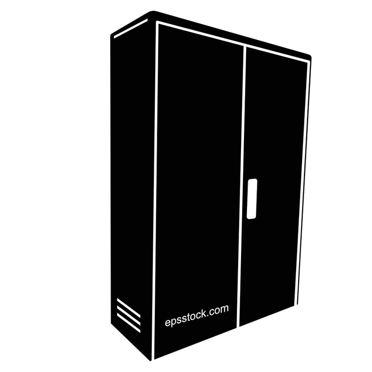 Electric cabinet symbol
