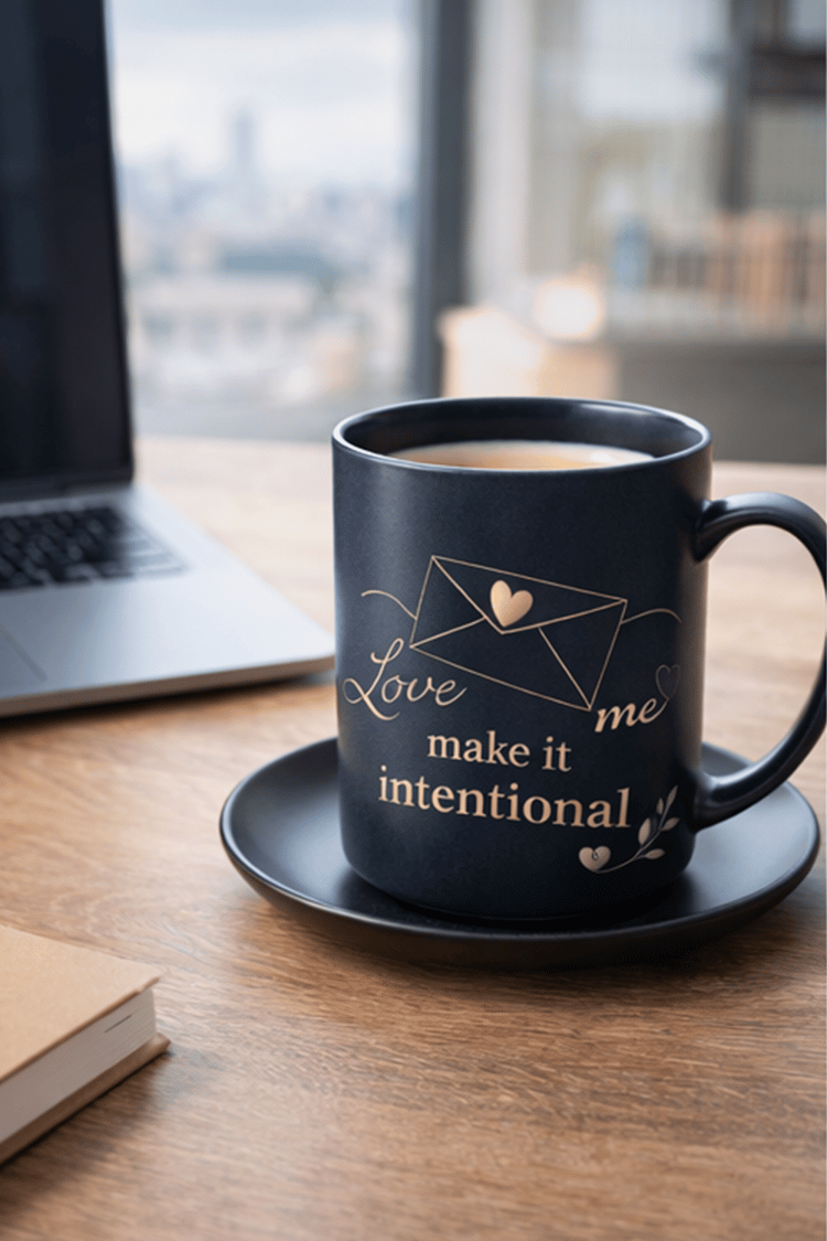 love quote romantic typography valentine design modern love art minimal romantic quote intentional love love wall art romantic gift idea typography poster love illustration