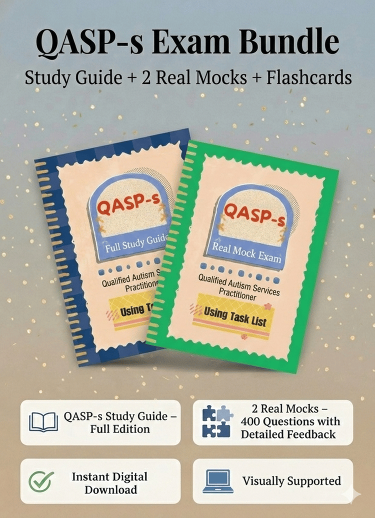 QASP-S® exam prep bundle cover - study guide and mock exams - ABA Practice