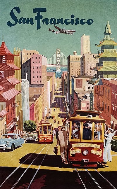 San Francisco travel Poster