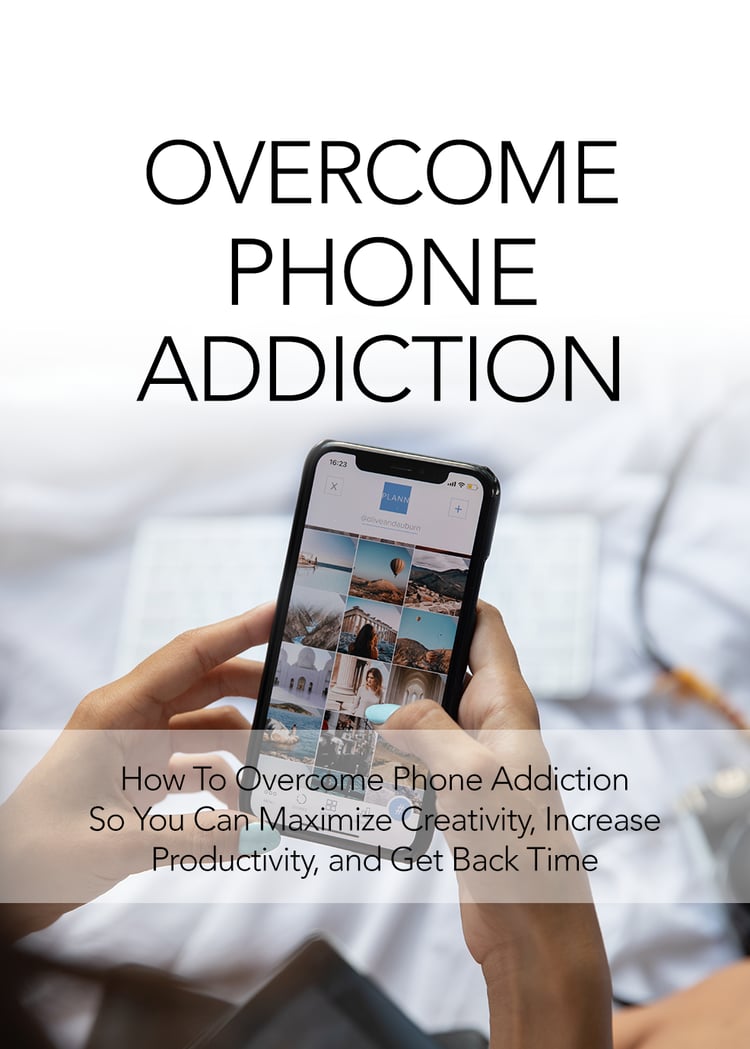 Phone addiction recovery ebook for better productivity