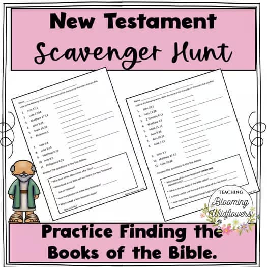 Bible Scavenger Hunt for New Testament Characters