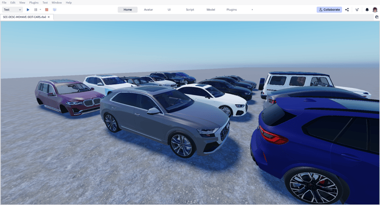 Detailed drivable luxury cars in Roblox