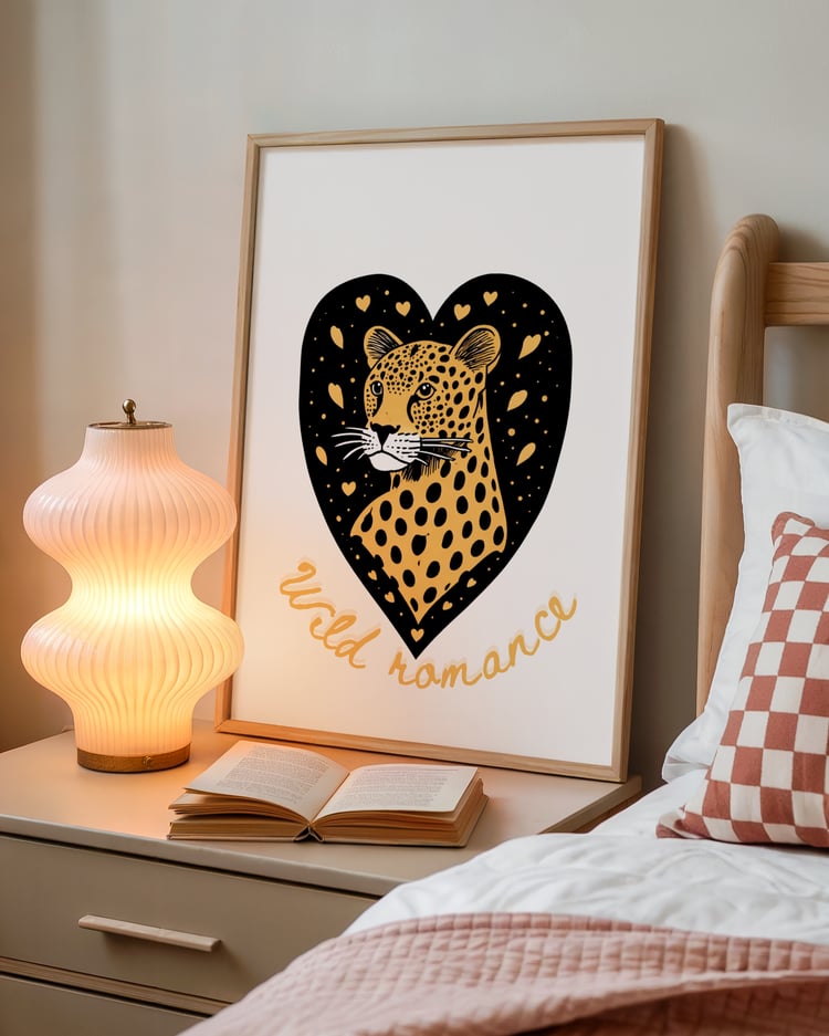 leopard poster, leopard wall art, leopard print poster, leopard art print, retro leopard print, y2k wall art, y2k apartment decor, trendy chic apartment decor, funky wall art, retro wall art, animal print wall art, modern leopard art, bold wall decor, sta