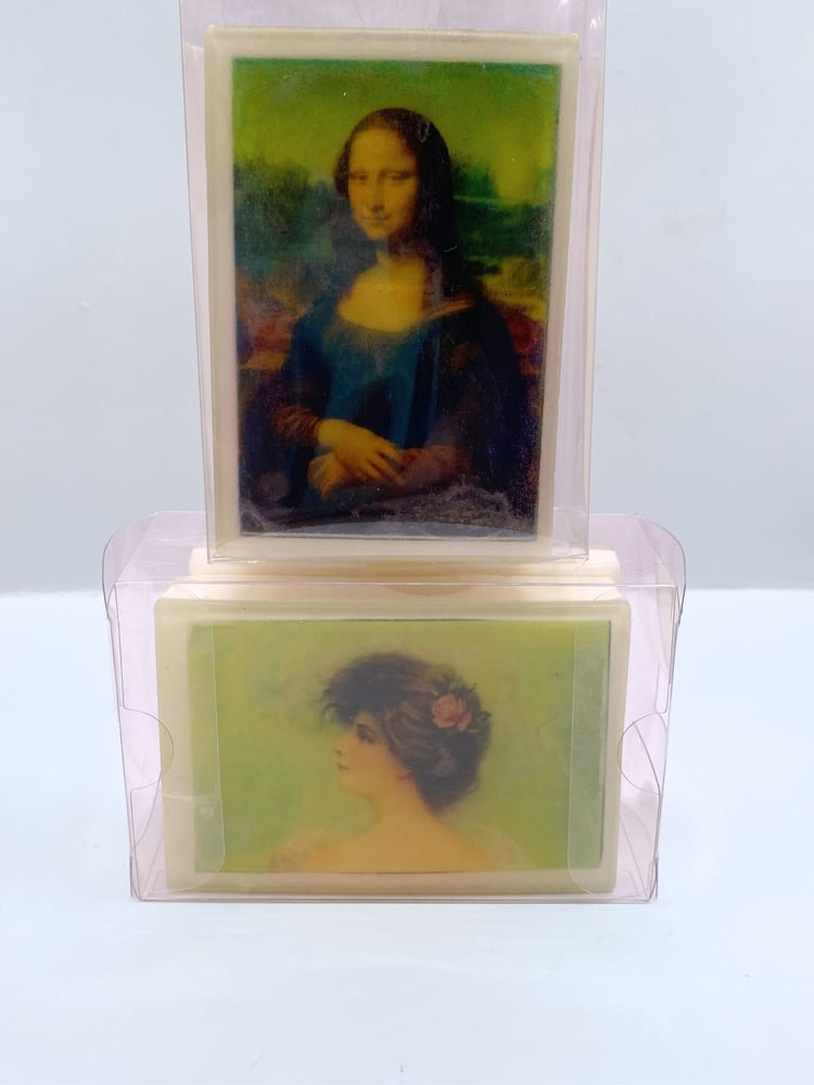 Classic painting handmade soaps