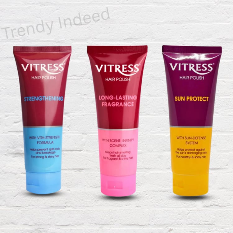 Vitress hair polish with sun protect and strengthening formula