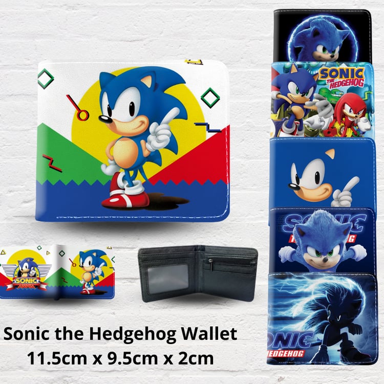 Compact boys wallet with cool hedgehog theme