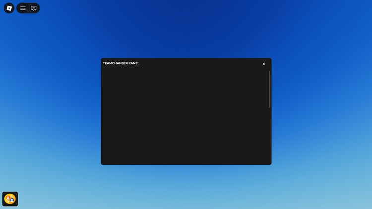 Team Changer UI – Roblox Team Selection Interface