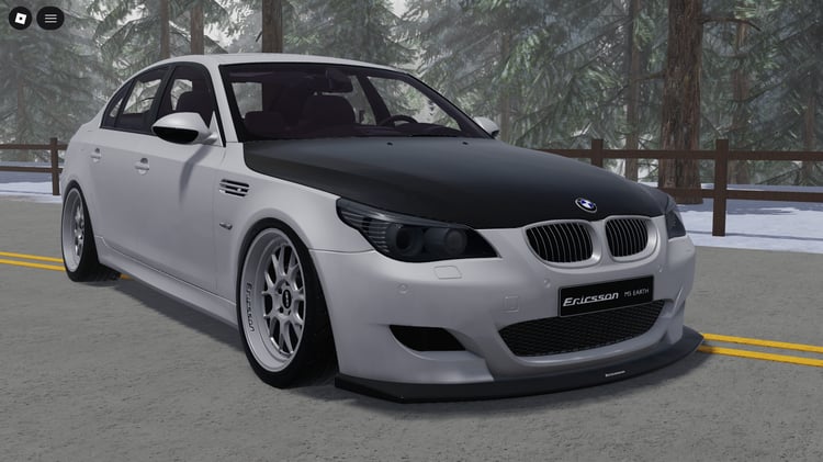 BMW E60 M5 style car model in Roblox