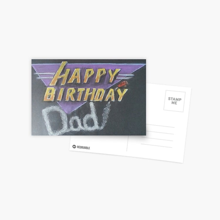 Parent specific greeting card that is also available as a postcard