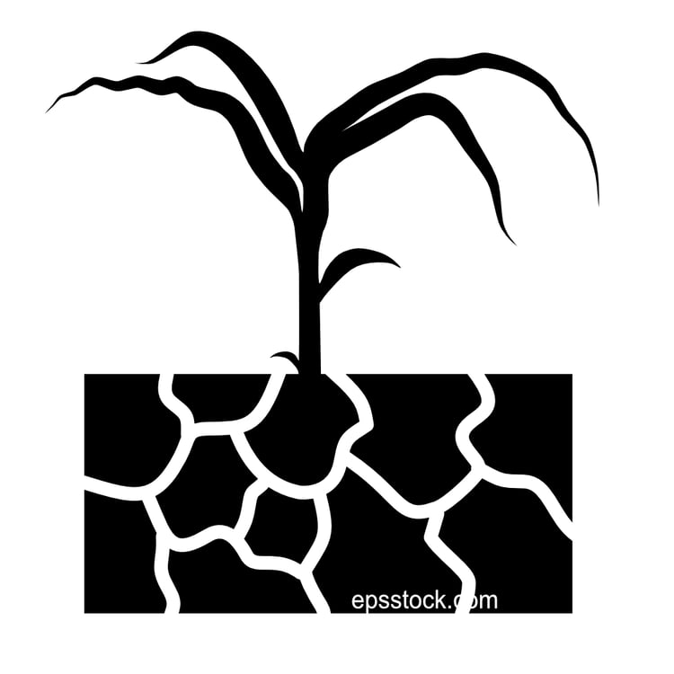 land and plant symbol