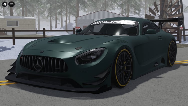 High detail Roblox race car based on AMG GT3
