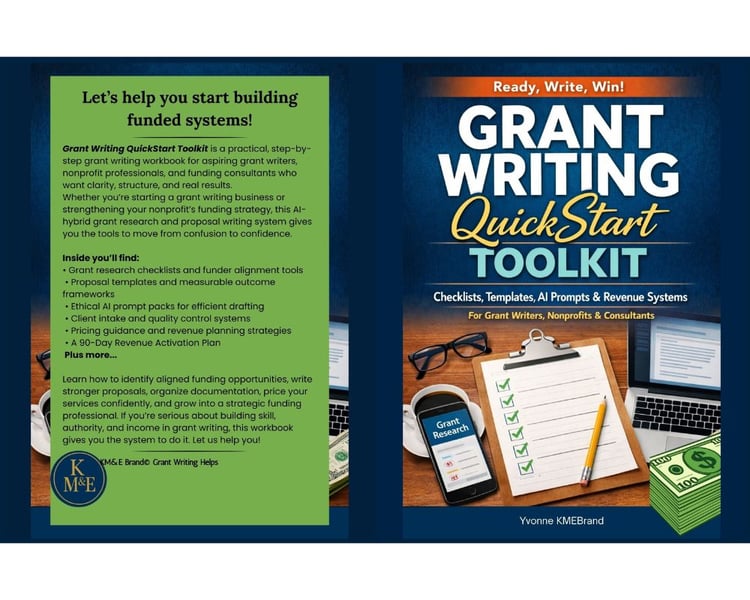 Grant writing business How to start a grant writing business Grant writing pricing guide Grant consultant training Funding strategist Nonprofit funding strategy AI grant writing tools Grant research system Grant writing workbook Grant writing templates Grant writing checklist Grant writer startup guide Freelance grant writer Grant proposal writing for beginners Advanced grant writing strategies How to start a grant writing business Professional grant writing system Grant consultant operating manual Grant writing revenue guide
