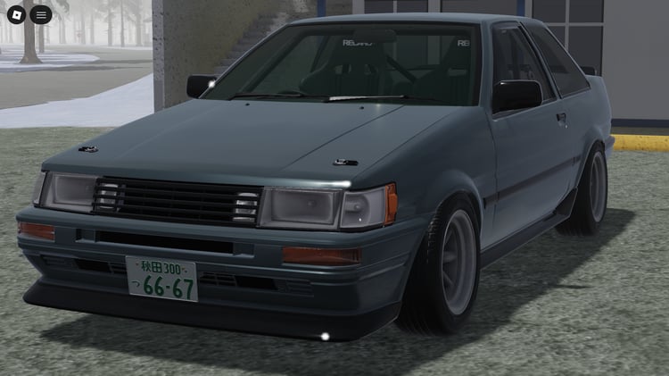 Classic sports coupe 1986 Toyota Corolla Levin for Roblox roleplay