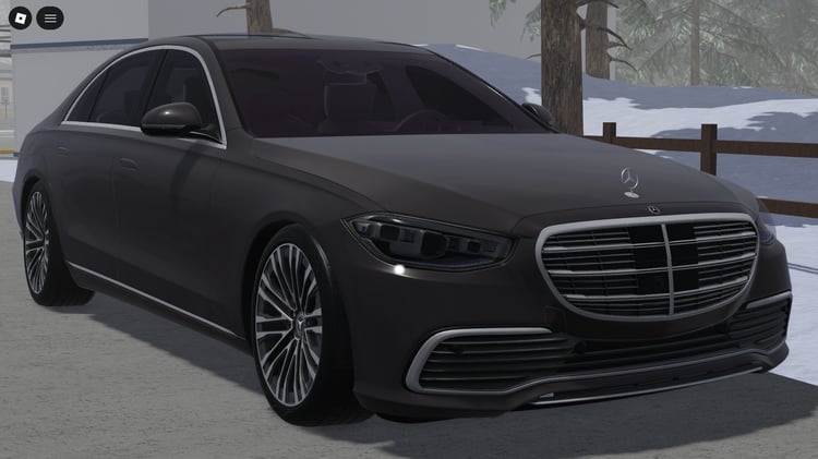 High detail Roblox luxury sedan based on S580