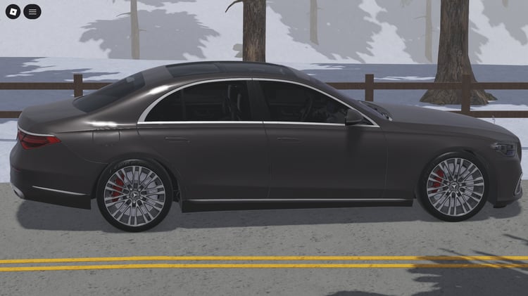 Detailed 2021 Mercedes-Benz S580 vehicle asset for Roblox