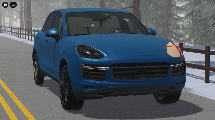 2015 Porsche Cayenne Turbo S Roblox performance SUV exterior view