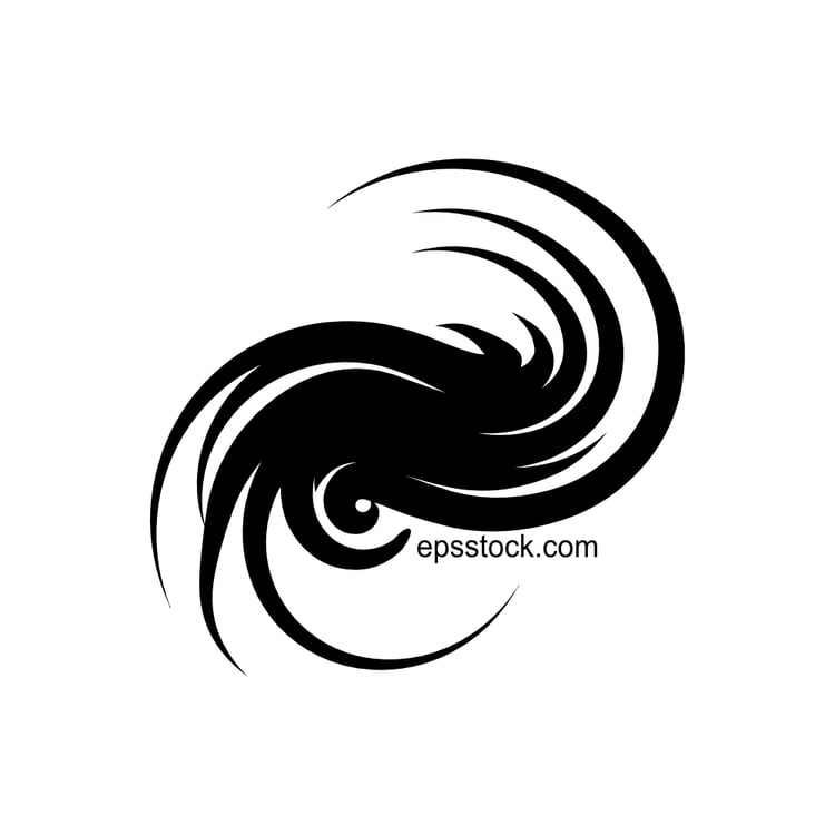 Abstract grunge black painted brush