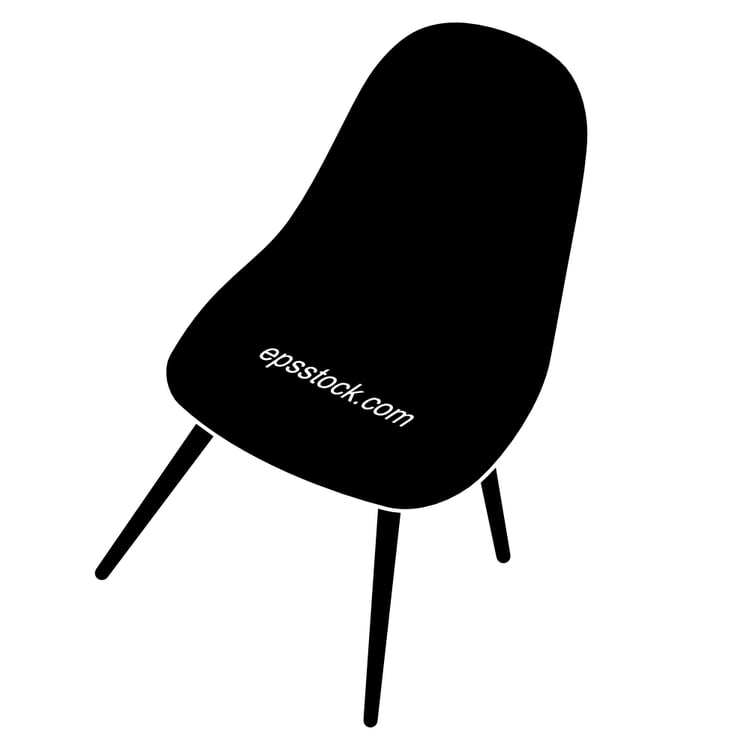 top view of a chair