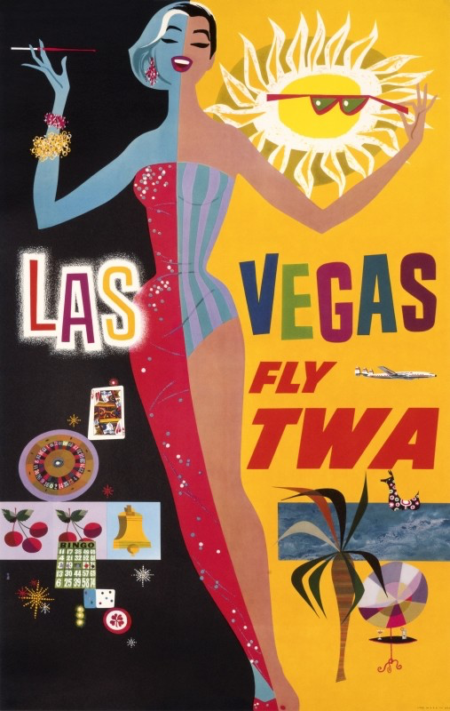 TWA poster by Kline