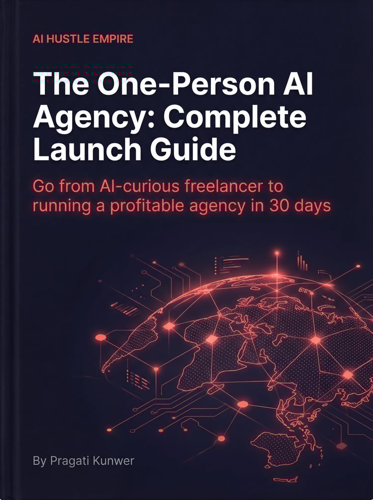 Launch Your One-Person AI Agency in 30 Days - Complete Guide by AI Hustle Empire