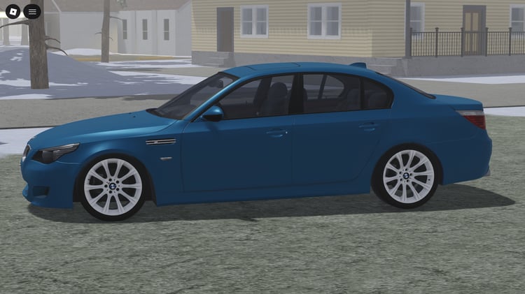 2007 BMW E60 M5 Stock driving in Roblox environment